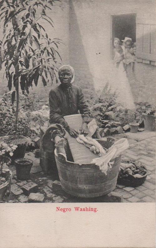 1 postal  Negro Washing 