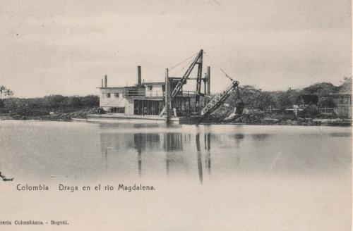 Draga en el Magdalena (Río Magdalena)