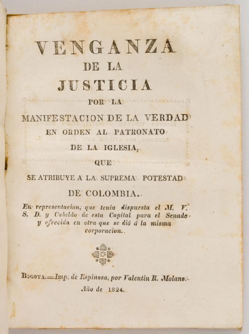 Arquidiócesis de Bogotá : Venganza de la justicia por la ma