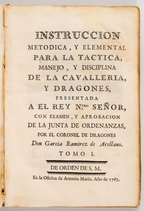 Ramírez de Arellano, García, Marqués de Arellano : Instrucc