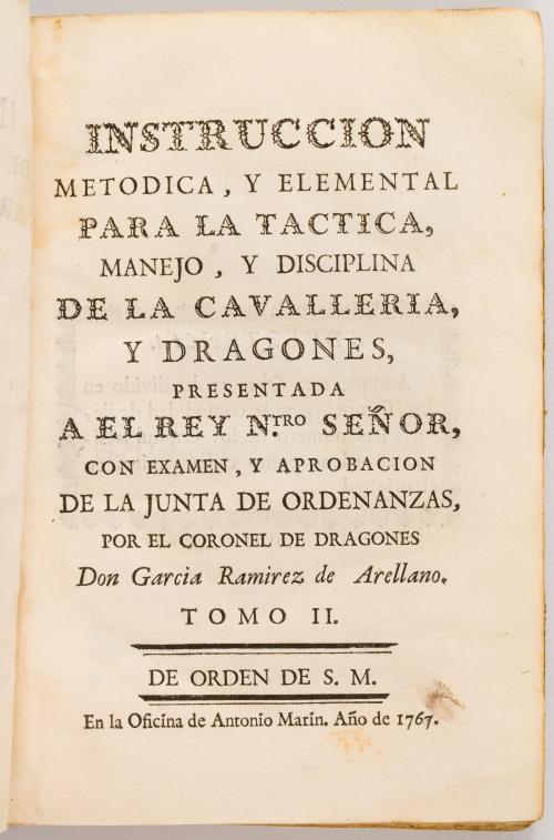 Ramírez de Arellano, García, Marqués de Arellano : Instrucc