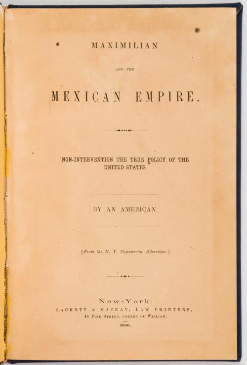 Maximilian and the Mexican Empire