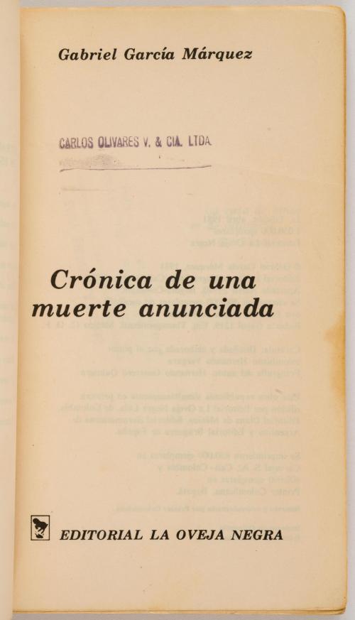 García Márquez, Gabriel : García Márquez. 6 títulos