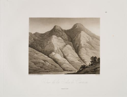 Humboldt, Alexander von : Vue de la Silla de Caracas