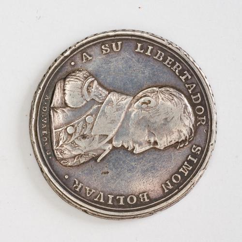 Moneda de Plata Bolívar - Ayacucho (1824)