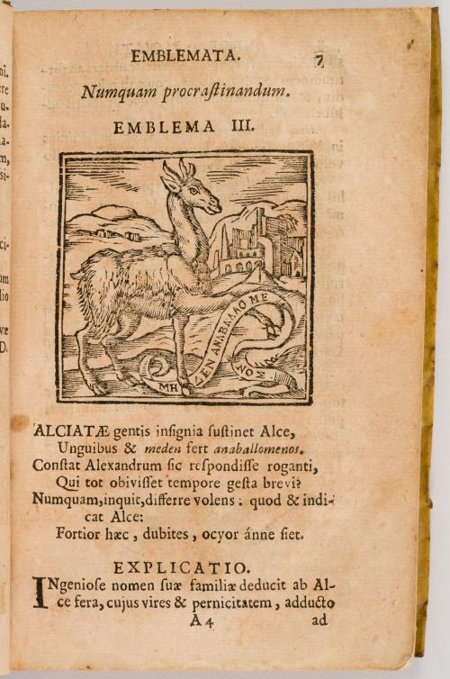 Alciati, Andrea : Emblemata